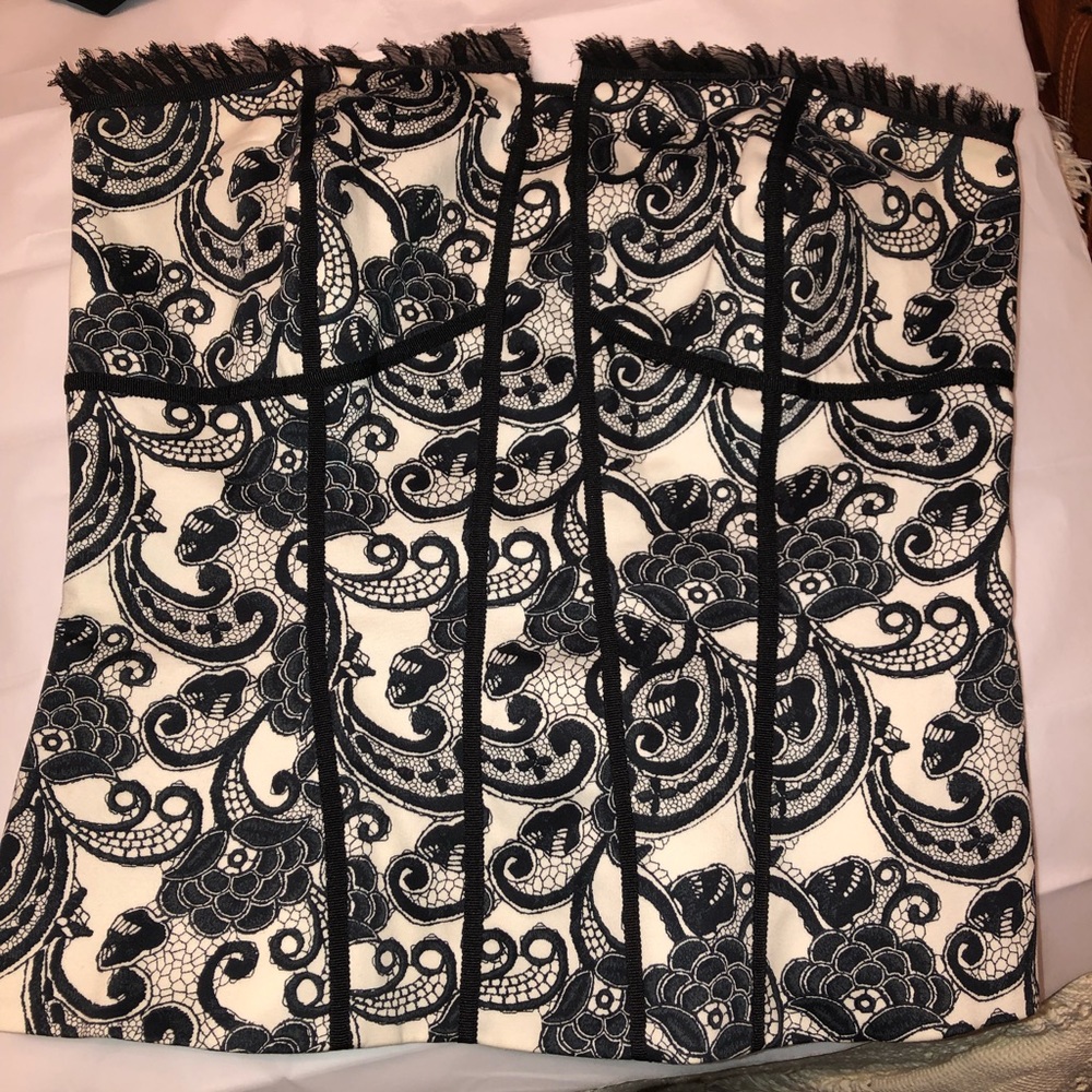 White House Black Market corset style top